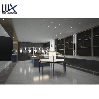 China LUXe design professional jewelry shop decoration, jewelry shop interior decoration with CE certificate 5 years quality warranty for sale