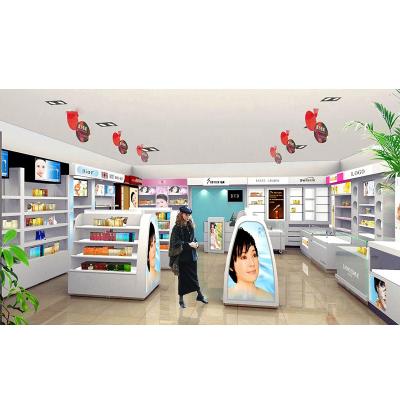 China Eco-friendly design best cosmetic store interior layout for retail cosmetic store display for sale