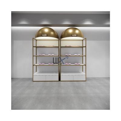 China LUX Design Modern Lady Underwear Custom Shop Decor Metal Melamine Board Underwear Store Display Rack 5 Years Quality Warranty for sale