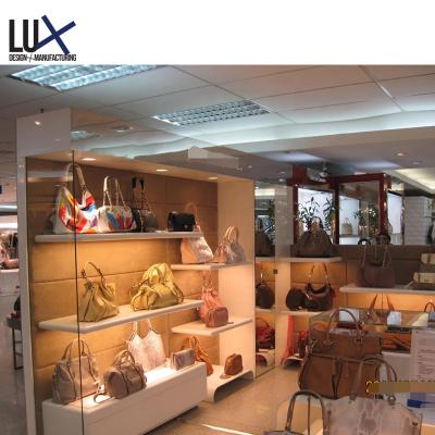 China 2020 Eco - Friendly Customized Retail Bag Display Furniture For Handbag Store for sale