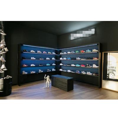 China Hot Sale Eco-friendly Customized Mens Sports Shoes Shop Display With Shop Furniture for sale