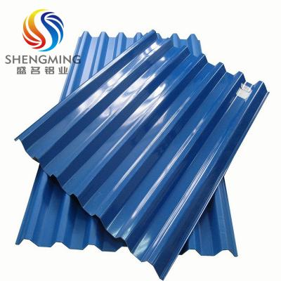 China Construction zinc coated corrugated aluminum metal roof sheet panel, aluminum roofing for prefab house for sale