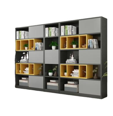 China Modern Bedroom Space Saving Student Bookshelf Cabinet Multifunctional Children's Combination Bookcase Furniture for sale