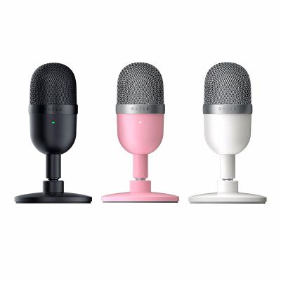 China Razer Seiren Mini Seiren Elite Seiren Emote Portable Pink White Gaming Microphone Professional Contract Headset Microphone USB Streaming Microphone for sale