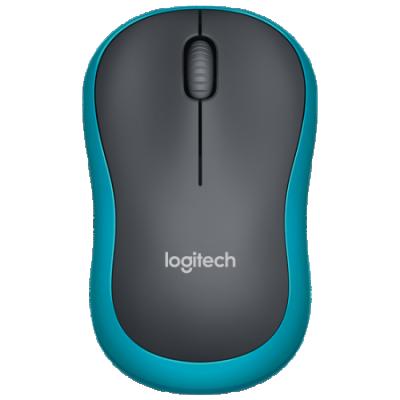 China Logitech M186 Optical Mouse Comfortable Wireless Notebook Desktop Computer Office Mouse with 2.4G Wireless Receiver Symmetrical Mouse for sale