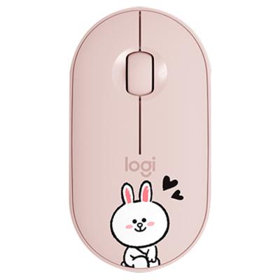 China New Comfortable Logitech Line Friend Mute Wireless Mouse For Laptop Notebook PC for sale