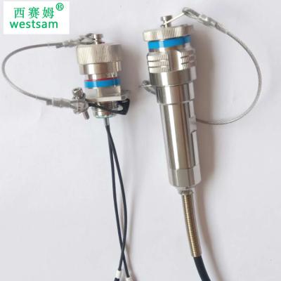 China J599 Power Series 2 Pin Clamp Plug Square Aviation Fiber Optic Connector for sale