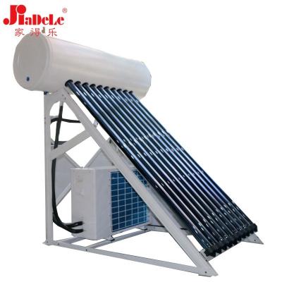 China Hot Selling High Tech Hotel Flat Panels Split System Heat Pipe Solar Water Heater Solar Thermal and Air Source Heat Pump for sale