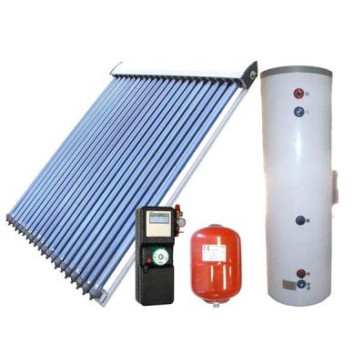 China Outdoor quality primacy pressurized super flue heat pipe vacuum tube rooftop split solar water heater for sale