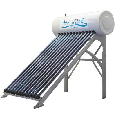 China Outdoor Jiadele Thermosiphon Heat Pipe Pressurized Solar Water Heater Systems For Sale for sale