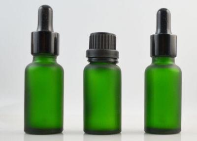 Cina I contenitori cosmetici vuoti del contagoccia di vetro, crema di fronte glassata dell'olio essenziale 15ml stona in vendita