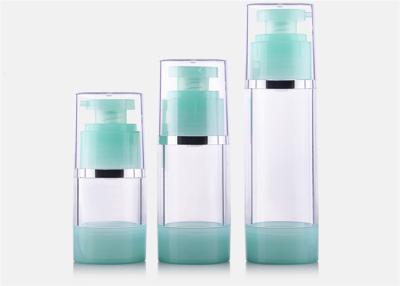 China 50ml Fresh Color  Airless Pump Jars , Round AS Airless Pump Bottles  for sale