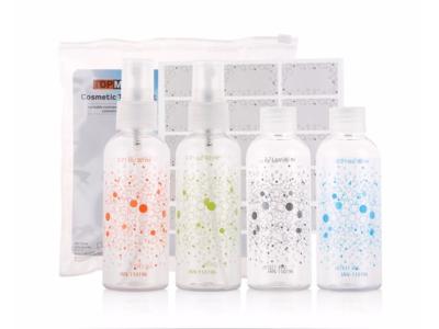 China Empty Cosmetic 15ml Travel Bottle Set Makeup Small Packaging ISO9001 Plastic for sale