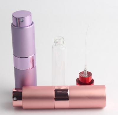 China Refillable Travel Perfume Atomiser 8ml 13ml For Sample Aluminum Shell for sale