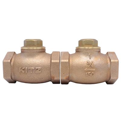 China General Japan KITZ F Class 150 Cast Bronze , Lift Metal Check Valves Screwed Non Return For Water System for sale