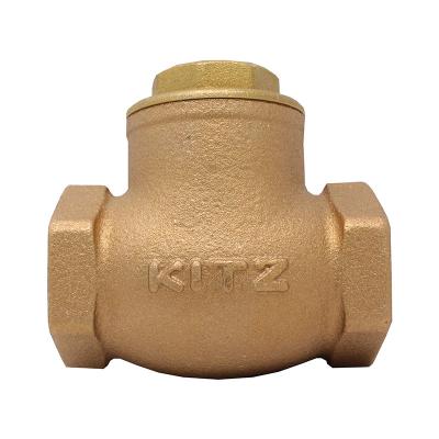 China General Japan KITZ R class 125 cast metal swing check valves bronze nonretun valves for water for sale