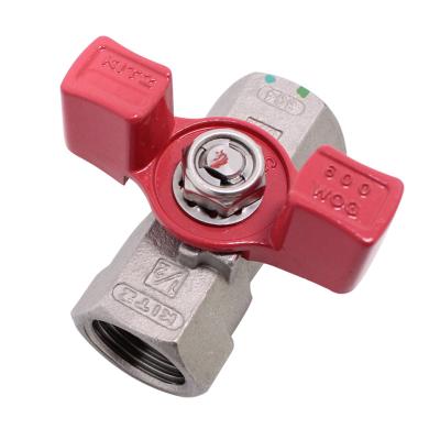 China Water Control KITZ Stainless Steel UTKW Ball Valve Butterfly Handle for sale