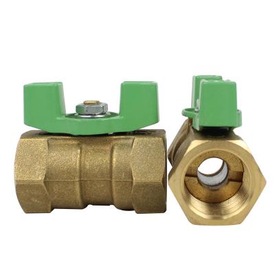 China General Japan KITZ TKW FORGED BRASS 3/8INCH BALL VALVES with WING HANDLE for sale