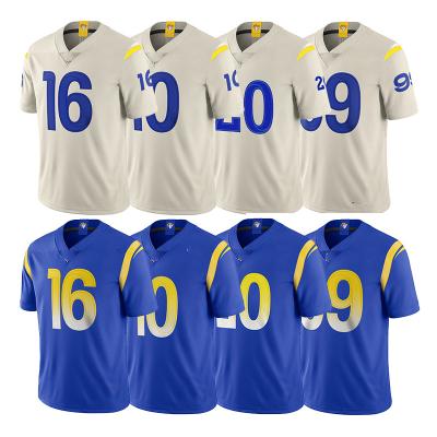 China Wholesale High Quality Jersey Mens RAM Stitched American Football Team Uniform #99 Donald #10 KUPP #5 Breathable Wear for sale