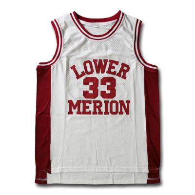 China Wholesale Antibacterial Mens Basketball Tank Tops Drop Out High School Retro Stitched Embroidery Wear Customize Uniform 2021 New Season for sale