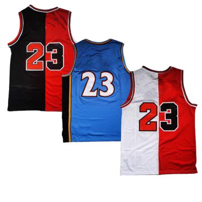 China Wholesale Antibacterial Mens Basketball BULLS Tank Tops Stitched Embroidery High Quality Wear Customize Uniform T-shirt New 2021 Season for sale