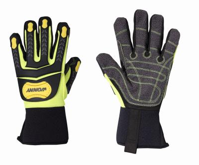 China Breathable High Resistant Mechanical Cut Resistant Visible Gloves for sale