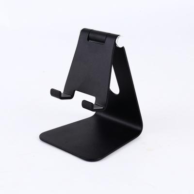 China Rose Gold Mini Foldable Adjustable Waterproof Multifunction Tablet Bracket Cell Laptop Phone Holder Aluminum Desk Mount for sale