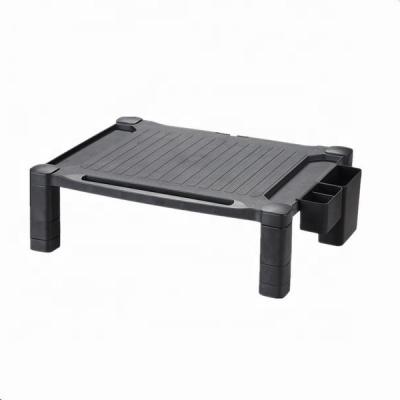 China 3 Size Fit Height Adjustable Desktop Monitor Plastic Stand for sale