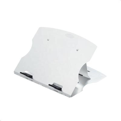 China All Ergonomic Aluminum Overlap Angle Notebook PC Cixi Dujia Design Top Cooling Stand Cooler Fit Notebook for sale