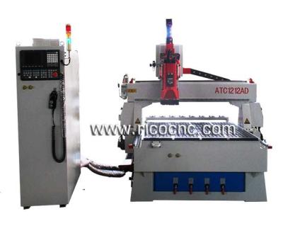 China DIY Automatic Tool Changer 4x4 Feet CNC Router for Wood and Plastic Signs ATC1212AD for sale