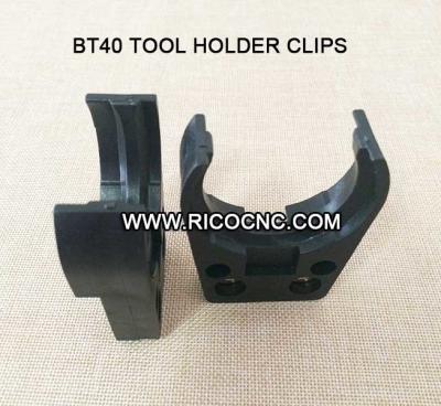 China Factory Supply BT40 Tool Forks CNC Tool Clips for Woodworking Machine, Plastic CNC Router Tool Clips for sale