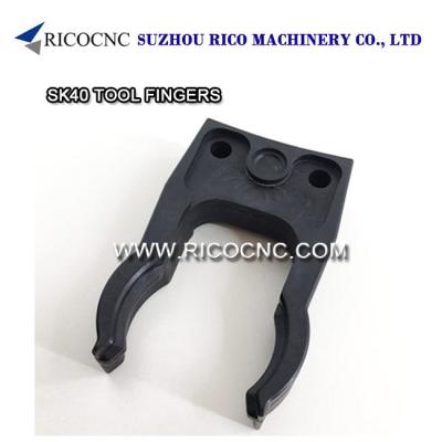 China Black SK40 Tool Grippers HSK63A Tool Holder Forks for CNC Router Machine for sale