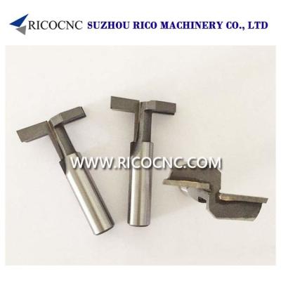 China Customized T Slot Slatwall Router Cutter Bits for Slat Wall Grooving for sale