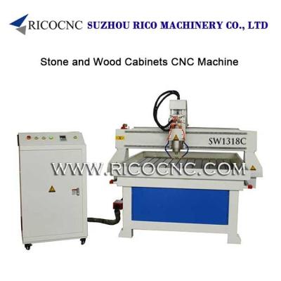 China Wood Cabinets Carving Machinefor Granite Engraving Tool Stone Cutting CNC Router SW1318C for sale