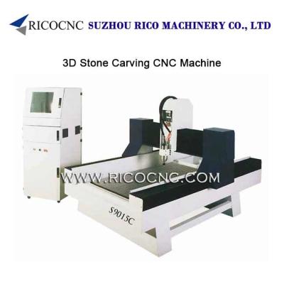 China High Quality Stone CNC Engraver CNC Router Machine for 3D Granite Marble Wood Sculpture S9015C for sale