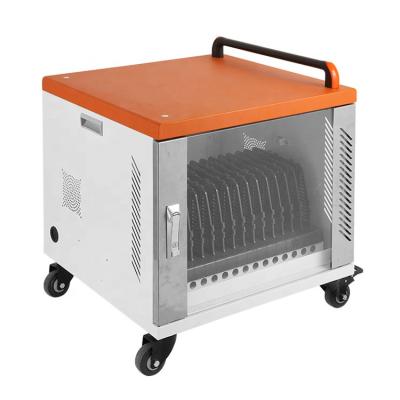 China 16 Device 16 Device Charging Cabinet - Classroom And Office Charging Cart With Wheels for sale