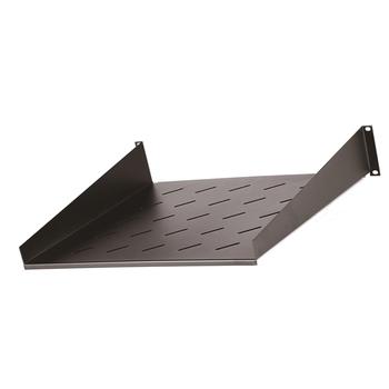 China SPCC Fixed Rack Vented Server Shelf 1U 19 Inch 4 Post Rack Mount for sale