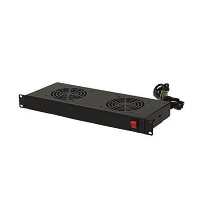 China With 1 u fan rack mount fan tray for server rack with two fans for sale