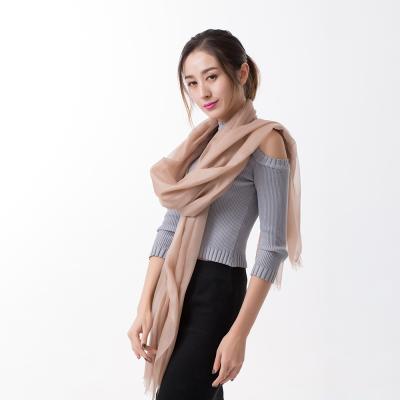 China Summer Soft Thin Women Fashion Cashmere Scarf Pashmina Pure Thin Shawl for sale