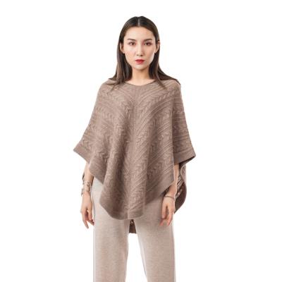 China soft & Winter Breathable Women Knitted Cashmere Shawl And Poncho for sale