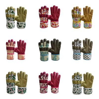 China 2022 Small Microfiber Children and Women Gloves Safety Work Wear-Resistant Wholesale Gardening Protective Gloves for sale