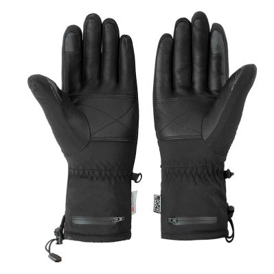 China Wholesale High Quality Touch Screen Winter Waterproof Rechargeable Outdoor Windproof Skiing Snowboarding Gloves for sale