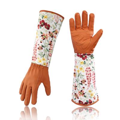 China Durable and Anti-thorn 10% off Good Quality Planting Work Safety Gloves Wholesale Customized Long Sleeve Gardening Gloves for sale