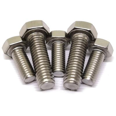 China Appliance Equipment Din933 Hex Head Bolt Pernos Y Tuercas Stainless Steel Hex Bolt And Nut Household Appliance for sale