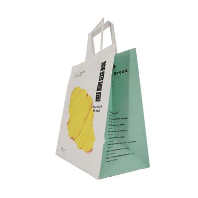 China 2020 Recyclable New Style Gift Paper Bag With Hand Environmental Protection Kraft Paper Tote Bags Birthday Party Candy Bag for sale