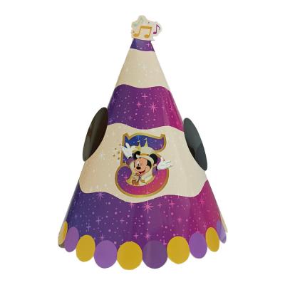 China Security Custom Design Printing Happy Birthday Party Decoration Paper Crown Paper Hat Paper Hat for sale