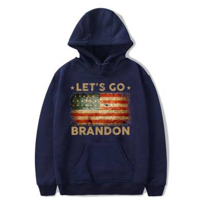 China Anti-wrinkle Manufacturer Chinese Men's setBTS Streetwear Logo Custom Let Us Go Brandon Hoodie for sale