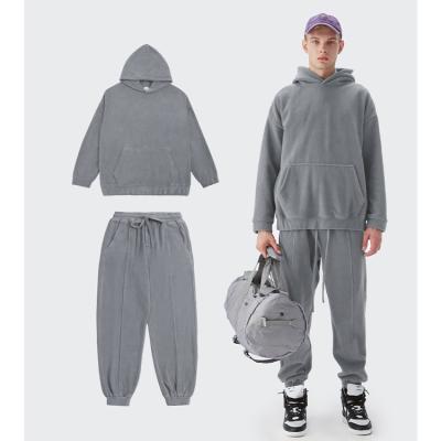 China High Quality Breathable Custom Tracksuits Sports Sweatpants Cotton Sweatshirt Casual Hoodie Tracksuit Set Unisex for sale