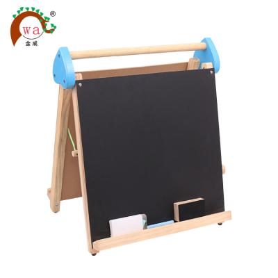 China Wooden Double Sided Small Wooden Kids Easel Stand For Painting And Writing for sale