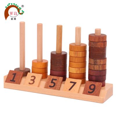 China Wooden Funny Digital Calculator Game Jigsaw Puzzle Math Toys For Children Early Learning Educational Toys for sale